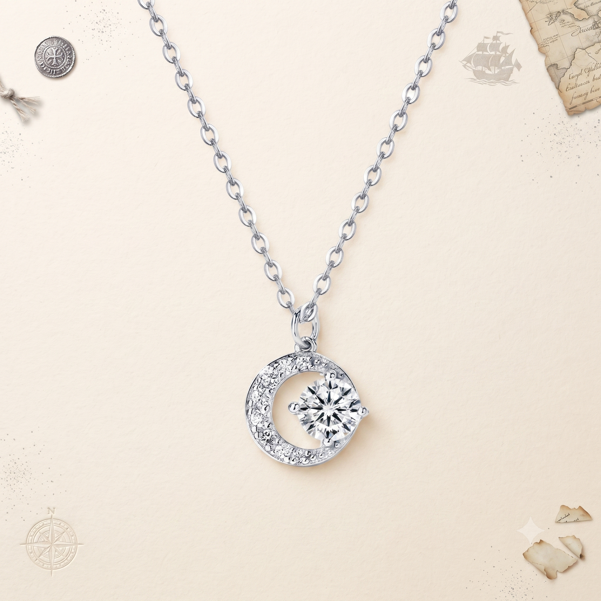 Lunar Halo Necklace